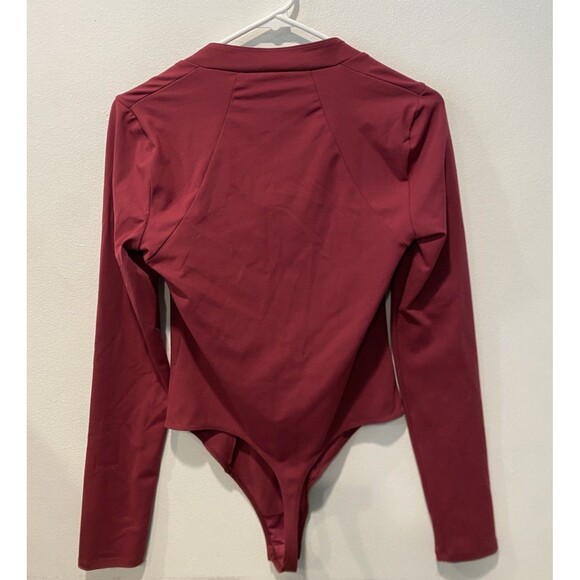 NWT New Intimately Free People Now Or Never Red Plum Bodysuit Size S - Picture 8 of 8